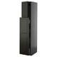 Dark grey METOD cabinet with bevelled bodbyn fronts; tall, rectangular, modern design.