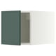 METOD Top cabinet, white/Aspudden dark grey-green, 40x40 cm