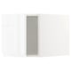 METOD white gloss kitchen unit, modern, rectangular, sleek design, with integrated handles.
