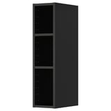 METOD black wall cabinet, rectangular, two shelves, sleek design.