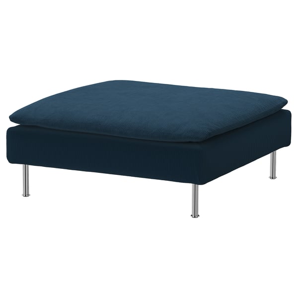 SÖDERHAMN Footstool, Kelinge dark blue