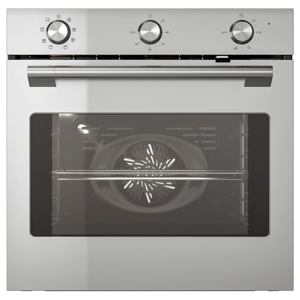 STENABY Fan oven, Grill function stainless steel colour/IKEA 300