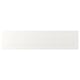 White STENSUND furniture with framed panels, lacquered finish for durability.