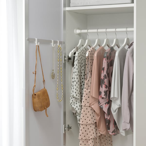 STRAUMEN Door with soft closing hinges, mirror glass, 60x180 cm