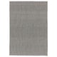 A TIPHEDE rug, rectangular, black and white, woven cotton.