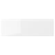 VOXTORP white high gloss drawer front, modern design, recycled material.