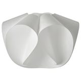 BÄCKNATE lamp: valge, pehme, lillekujuline, naftapõhine materjal.