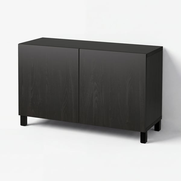 BESTÅ Kapp, mustjaspruun/Lappviken/Stubbarp mustjaspruun, 120x42x74 cm