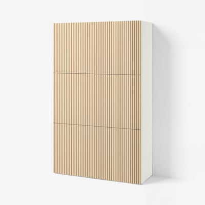 BESTÅ Kapp, valge/Björköviken saarespoon, 120x42x193 cm