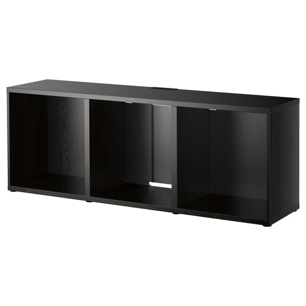 ikea BESTÅ must reguleeritavate jalgadega telerialus.