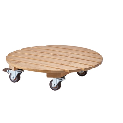 DAKSJUS Lillealus ratastel, bambus, 28 cm