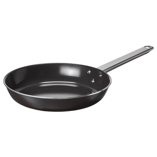 GULDÖRING Praepann, mittenakkuv kate roostevaba teras/mustjashall, 24 cm