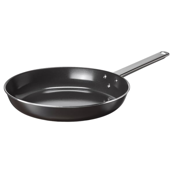 GULDÖRING Praepann, mittenakkuv kate roostevaba teras/mustjashall, 28 cm