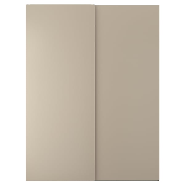 Beežid ikea HASVIK kapi lükanduksed, tavalised sileda viimistlusega.
