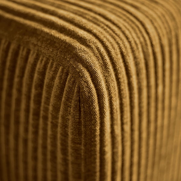Õmblusetu, poleeritud puidust paneelide tekstuur, mis toob esile JÄTTEBO diivanite kvaliteetse viimistluse.