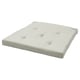 JUSTINA, ristkülikukujuline vahtplastist istmepadi, helehall, puuvill, kahepoolne.