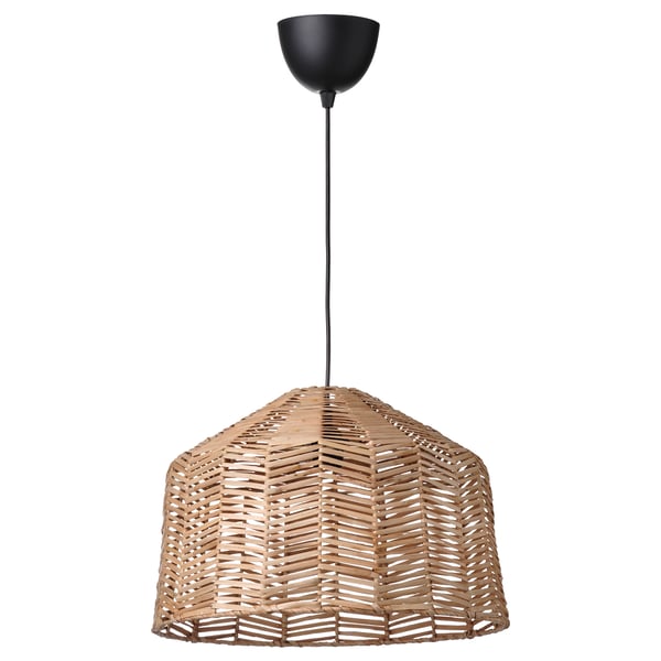 KAPPELAND / HAVSDJUP Laelamp, must/rotang, 45 cm