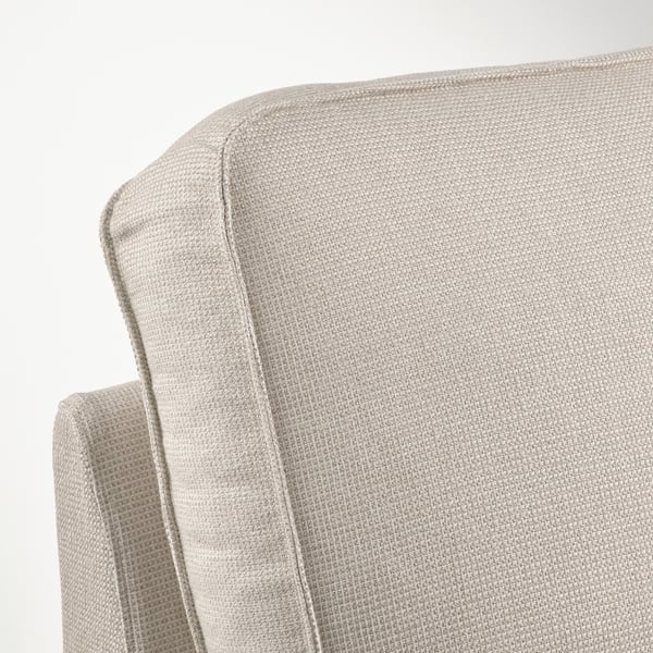 Lähivõte KIVIK lamamistoost, millel on näha kvaliteetne kangas ja detailsed õmblused.