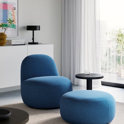LILLESÄTER Pöörlev tool, Gunnared tumesinine