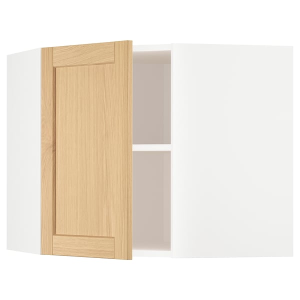 IKEA METOD valge nurgakapp tammeuksega.