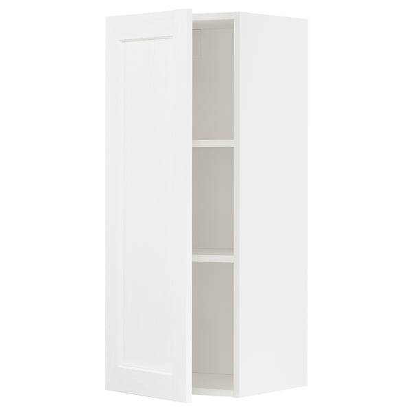 Valge METOD köögikapp reguleeritava riiuliga.