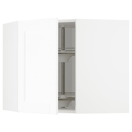 Ikea METOD valge metallist komponentidega köögiseade.