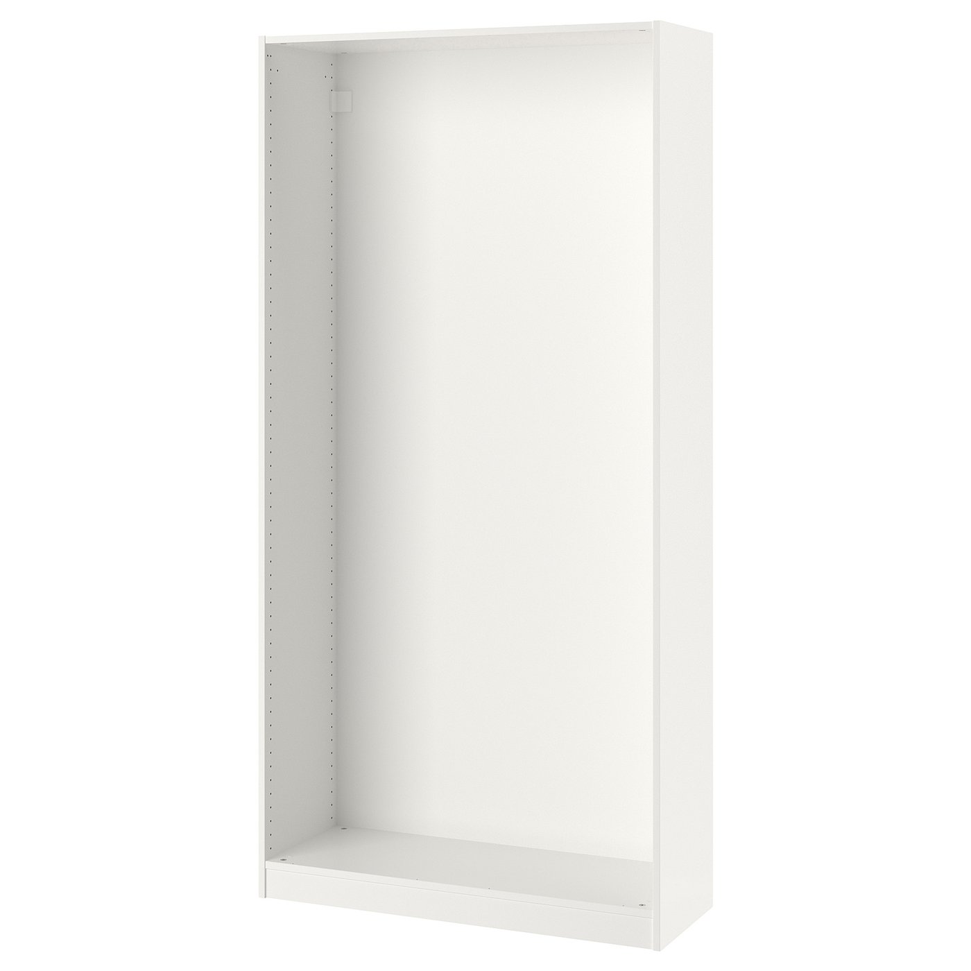 PAX garderoobi raam, valge, minimalistlik, metall, ristkülik.