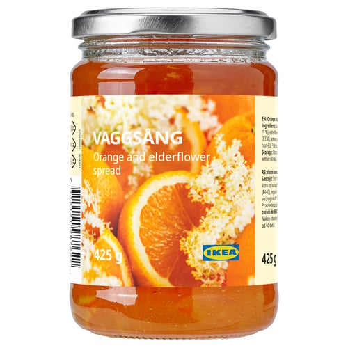 Oranž leedriõie moos, 425g, IKEA. Ideaalne röstsaia, vahvlite jaoks.
