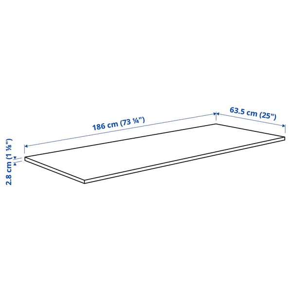 Illustratsioon toote mõõtudega: VRENA.
