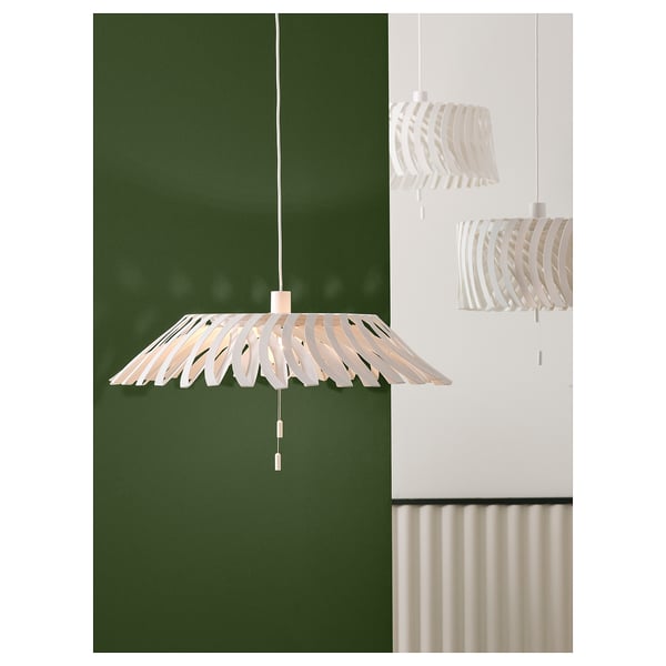 YTLÄGE Laelamp, valge, 43 cm
