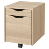 ALEX Тумба с ящиками, белая морилка/под дуб, 36x50 см