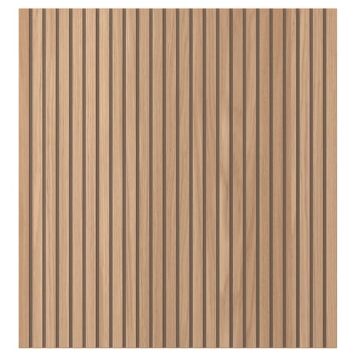 BJÖRKÖVIKEN Дверь, дубовый шпон, 60x64 см