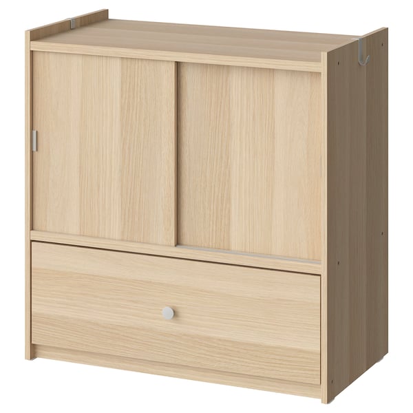 BRUKSVARA Модуль для хранения, дуб, 80x81 см