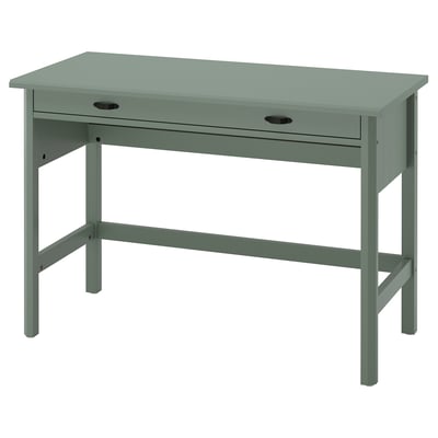 BRYTNING Письменный стол, зеленый, 110x53x75 см