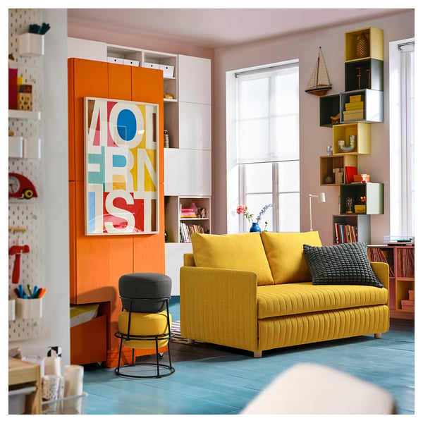 EMMISLÖV Пуф, Skiftebo желтый