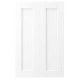 ENKÖPING Дверца д/напольн углового шк, 2шт, белый под дерево, 25x80 см