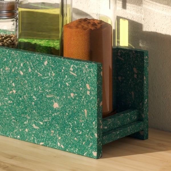 HUNDHAJ Полка для специй, зеленый, 20 см