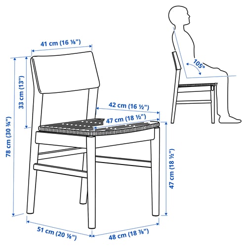 KARSKÄR / SKANSNÄS Стол и 6 стульев