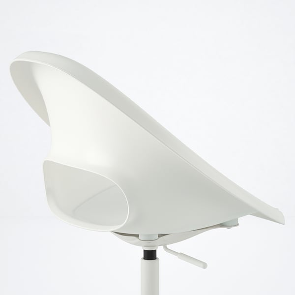 LOBERGET / MALSKÄR Рабочий стул, белый