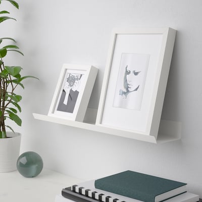 MALMBÄCK Полка-витрина, белый, 60 см
