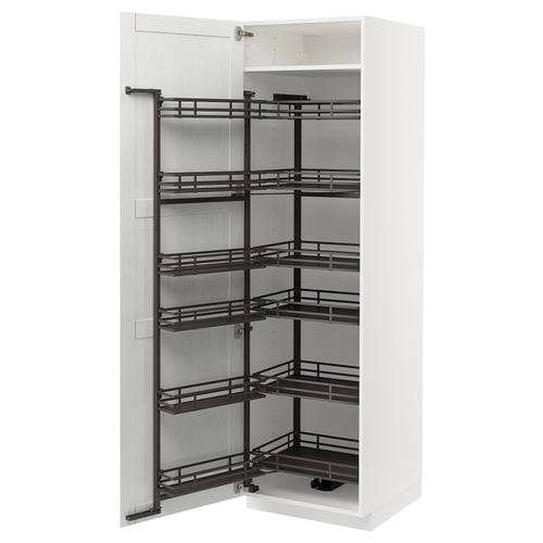 METOD Высокий шкаф с выдвижным модулем