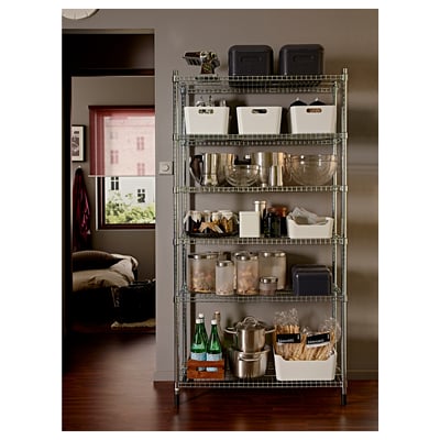 OMAR 1 секция полок, 92x36x181 см