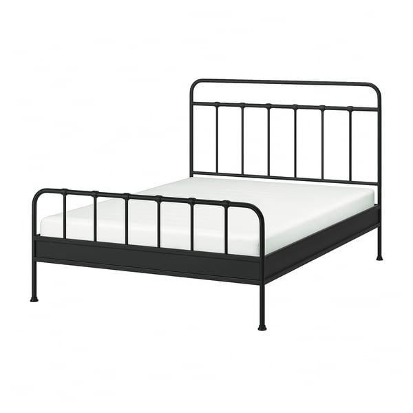 STJÄRNÖ Каркас кровати, антрацит/Lönset, 160x200 см