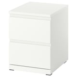 STORKLINTA Комод с 2 ящиками, белый/с 2 ящиками, 40x50x53 см
