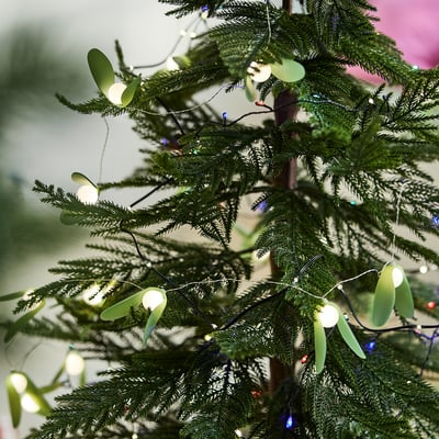 STRÅLA LED гирлянда, омела с батарейным питанием/зеленый, 2.80 м