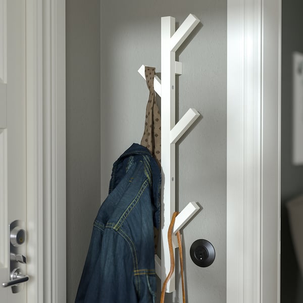 TJUSIG Вешалка, белый, 78 см