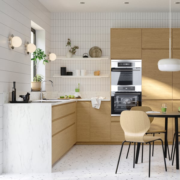 VOXTORP Накладная панель, под дуб, 39x81 см
