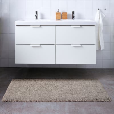 ALMTJÄRN دعّاسة للحمّام, بيج, ‎60x120 سم‏
