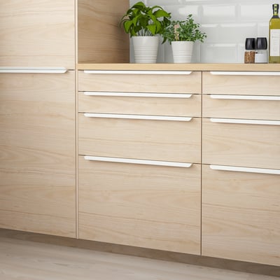ASKERSUND واجهة دُرج, مظهر دردار فاتح, ‎80x10 سم‏
