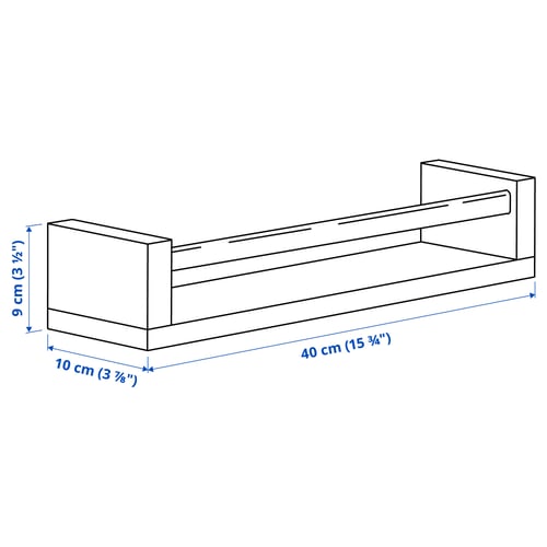 BEKVÄM رف بهارات, خشب الصفصاف